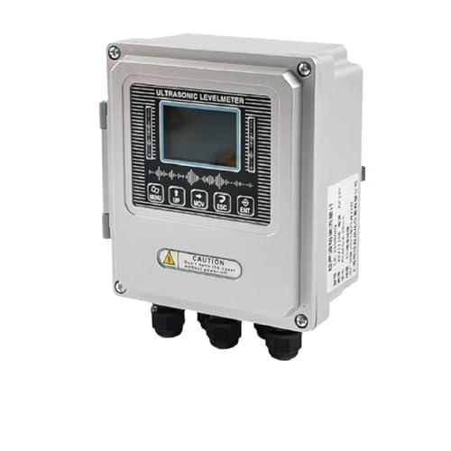 Medidor de caudal ultrasónico sin contacto para control preciso en vertedero rectangular