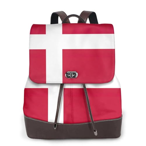 Sac à dos en cuir femme polyvalent fini le désordre noir