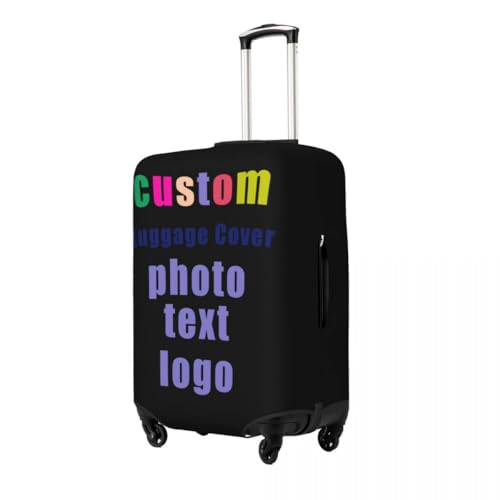 Custom Suitcase Cover Protector Fit XL(29-32inch) Washable Case Add Your Picture Logo Text Gift for Men Women Style1262