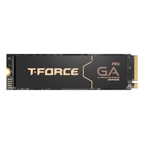TEAMGROUP T-Force GA PRO 2TB SSD Graphene Heatsink DRAM SLC Cache 3D TLC NAND NVMe InnoGrit PCIe Gen5x4 M.2 Read/Write 1 - Detailed View