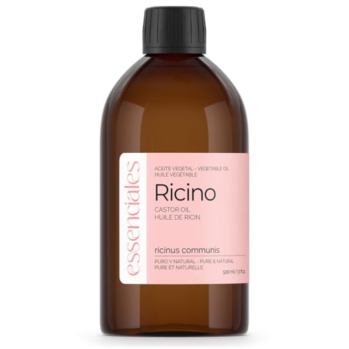 Olio di Ricino Puro 100% – Crescita Ciglia e Sopracciglia | Stimola Capelli | Ricino per Ciglia e Capelli Naturale 500ml