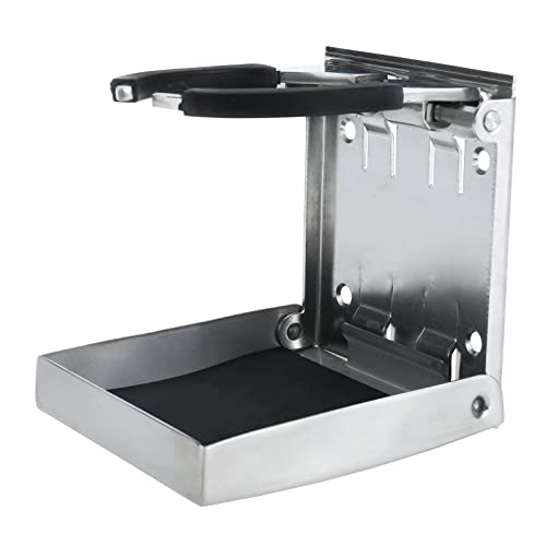Portavasos Plegable Acero Inoxidable Ajustable para Vehículos miniatura 2