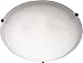 Maxim 11060MROI I Malaga Collection 20 Inch Four-Light Ceiling Flush Mount - in an Oil-Rubbed Bronze Finish with a Round Marble Glass Shade I Traditional Style Light Fixture I