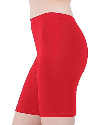 Image of R LON Cotton Lycra Tight Fit Stretchable Cycling Shorts Womens | Shorties for Active wear /Exercise /Workout /Yoga /Gym /Cycle /Running