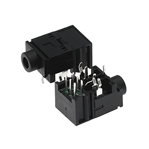 500PCS 3.5mm Female Audio Connector 11 Pin DIP Headphone Jack Socket PJ-317A