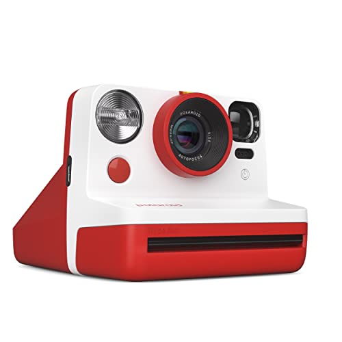 Image of Polaroid Now 2nd Generation I-Type Instant Film Camera - Red (9074)