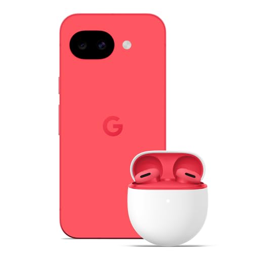 Google Pixel 10a (256GB,Berry,sub6,EMEA)+Pixel Buds A-Series (2025), Strawberry, EMEA