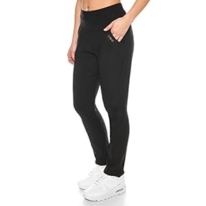 Kendindza Thermo-broek voor dames, gevoerd met fleece, ondoorzichtig en zakken