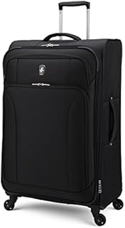 Atlantic Preferred LITE Upright Expandable Spinner Luggage 28-Inch, Black