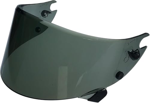 LYCFC Visera Casco Moto para Shark Race-R Speed-R, Ajuste Moto Protección contra Viento Lente Visera Repuesto Moto Accesorios,Normal-A Brown