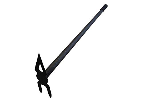 DeWit Long Handle Comby 2-Tine Cultivator/Diamond Hoe
