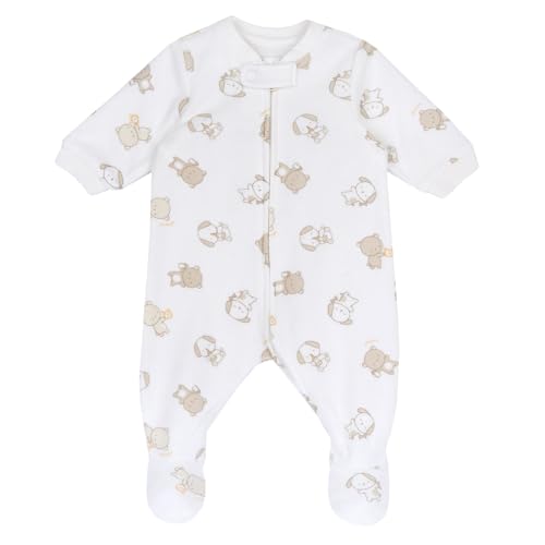 Chicco, Grenouillère Bébé Garçon et Fille en Polaire Chaude et Douce, avec Ouverture Frontale...