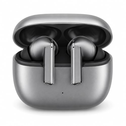 Image of J37 Air Tiger Pro TWS Wireless Bluetooth Earbuds with ENC Noise Reduction, HD Stereo Sound, Touch Control, Type-C Fast Charging, Low Latency Gaming, Voice Assistant & Long Battery Life