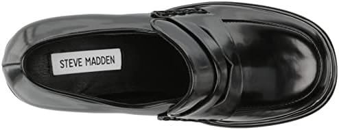 Steve Madden Women's Catelyn Loafer, Black, 10 | Image 4