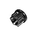 X AUTOHAUX 6pcs Titanium Alloy M10 Pitch 1.25mm Flange Bolt Nut for Bicycle Motorcycle Motor Bike Rear Wheel Axle Sprocket Car Modification Accessories Black