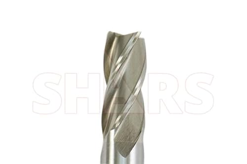 Shars 404-5910 3/16 Inch - 3/4 Inch 10 Pcs Hss Uncoated 4 Flutes Single End Center Cut End Mill Set 404-5872 M) thumb #2