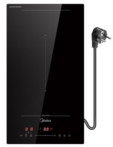 Midea Induktionskochfeld mit Flexzonen Kochfelder Einbau Keramikkochfeld,Verdrahtung, Berührungssteuerung, Automatische Abschaltung, Kindersicherung