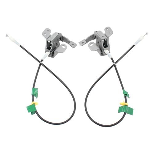 Roneeson Rear Left and Right Side Upper Door Lock Latch with Cable Assembly for Ford Ranger 1998-2011