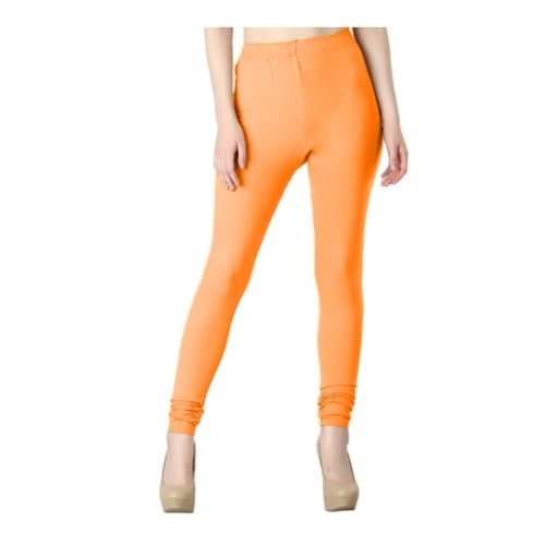 Image of Tanu Women's Cotton Leggings | Ultra-Soft, Stretchable and Comfortable | Casual Slim Fit Full Length Leggings for Women and Girls (Combo Pack of 3)