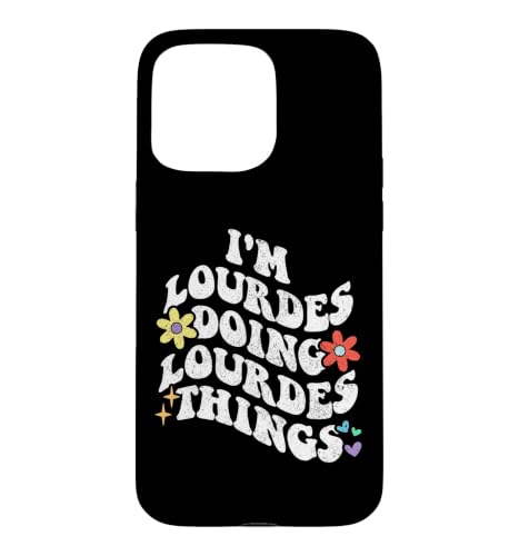���g�� Groovy Im LOURDES Doing LOURDES Things Funny Mother �X�}�z�P�[�X iPhone 15 Pro Max �p