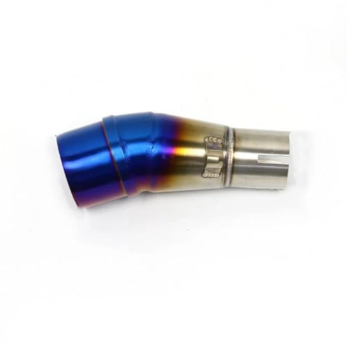 Tuyau d'échappement 51mm en acier inoxydable style Z250 Blue