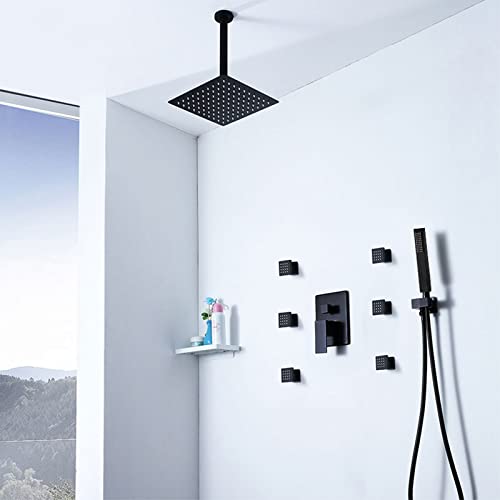 Mitigeur de douche encastré complet avec ensemble de bain et flexible - 3