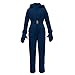 XUNRYAN Womens Winter Onesie Ski Jumpsuits Plus Size Outdoor Sports Waterproof Snowsuit Faux-Fur Hood Anoraks Coat Jumpsuit