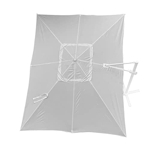 Telo Di Ricambio Per Ombrellone San Marco 4x3 Mt - Impermeabile, Anti-UV, 8 Stecche, 180 Gr/mq - Foto 3