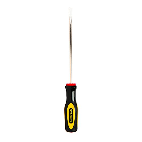 Stanley 60-005 Standard Fluted Cabinet Slotted Tip Screwdriver, 3/16 Inch X 6 Inch