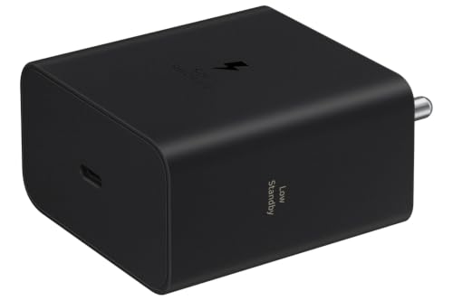 Image of Samsung 60W PD Power Adapter Low Standby USB-C Port Fast Charging Android Phone Charger Block for Samsung Galaxy S26 Ultra /S26 /S26+ /S25 /S25 Ultra /S25+ /S24 Ultra /S23 Ultra /S22, Black, Without Cable