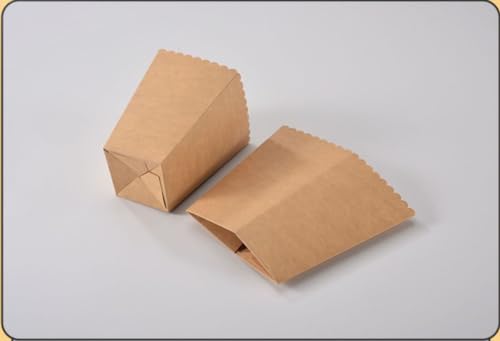 Image of 50 Pcs Kraft Paper Popcorn Bags 22 oz,Popcorn Cups Disposable,French Fry Cups,Individual Popcorn Snack Bags,Easter Popcorn Boxes for Movie Theaters, Amusement Parks,Themed Parties (50, Light Brown)