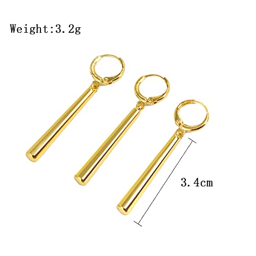 Gold Earrings Clip On - Anime Costume Cosplay Earrings - Figure Earrings For Anime Lovers2