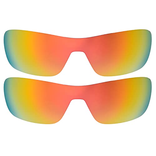 Verres polarisés Oakley Turbine Rotor rouge : lot de 2 verres de rechange solaires