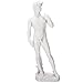 Michelangelo`s `David` Statue Marble White Finish
