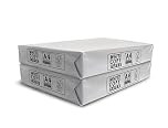 A4 White Copy Paper 75 GSM & 80 GSM – Jam Free Multipurpose Printer Paper for Inkjet & Laser Printers, Copiers & Fax Machines, Bright White Paper for Home & Office Use (80 GSM, 1000 Sheets)