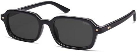 SOJOS Trendy Rectangle Polarized Sunglasses Womens Mens, Small Re...