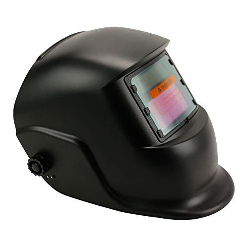 Geelife Solar Powered Welding Helmet Auto Darkening Hood with Adjustable Shade Range 4/9-13