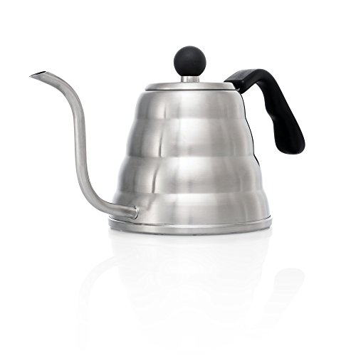 Pour Over Gooseneck Kettle By Alpha & Sigma [Includes Free Ebook] - Perfect Drip Coffee Kettle For Pour Over Coffee And Tea Lovers - Gooseneck Spout For Perfect Flow Control, 1.2L #TOP3
