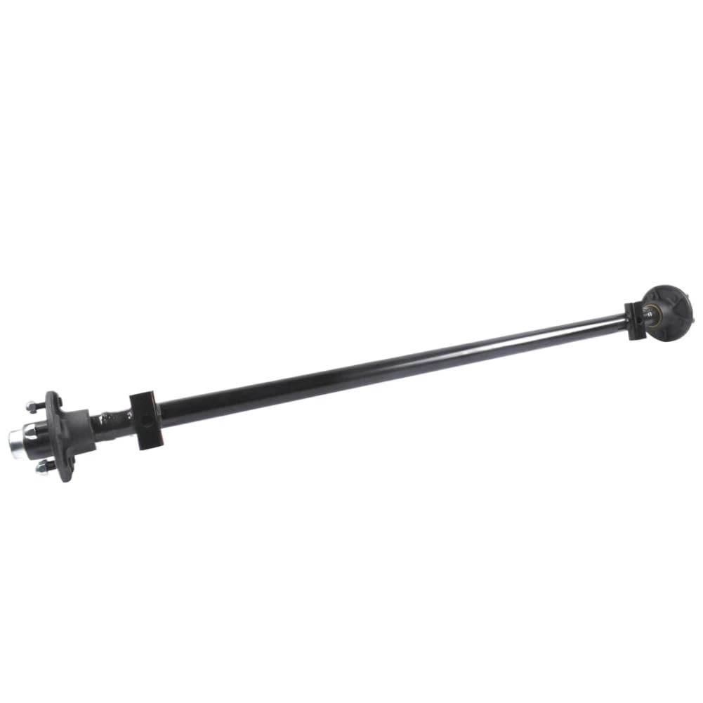 Reemplazo del Eje del Remolque 2000 Libras 60 Pulgadas Cara del Cubo 5 Cubos de lengüeta compatibles con Remolque 4x6 4x8 48 Pulgadas de Ancho