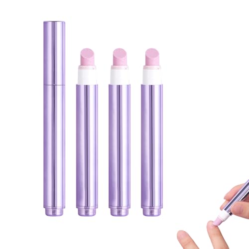 Horuili® Lápiz 3-en-1 para Cuidado de Uñas con Punta de Cerámica, Palito de Cutículas, Hidratante y Brillante, Repara Uñas Secas y Dañadas, Lápiz de Esmalte Protector para Manicura