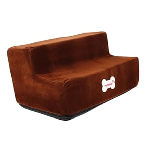 TOBBOMEY Haustiertreppe Hundetreppe mit 2 Stufen