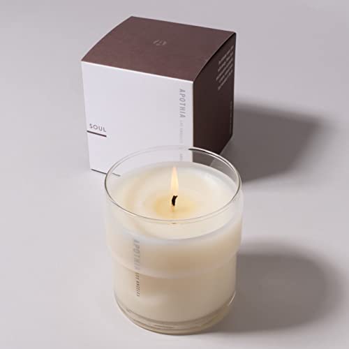 Apothia - Soul Candle | Mahogany & African Ginger | Award Winning Scented Candles With Premium Soy Wax Blend I 60 Hour Long Burning I 9 Oz I Small Batches For Luxury Quality In Decorative Jar #TOP1