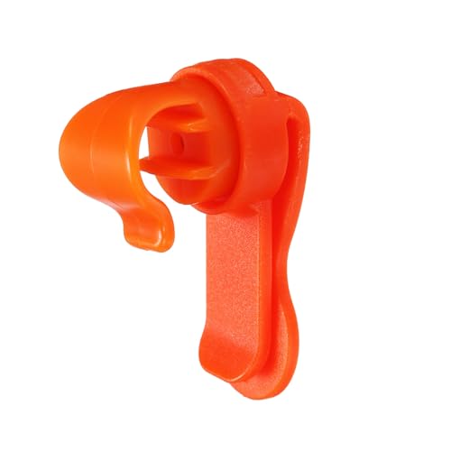 YELARXI Clipe de tubo de água, clipe de tubo magnético, acessórios de mochila para mangueira de hidratação com válvula de beber e encaixe laranja para (bolsa de água ao ar livre/equipamento de