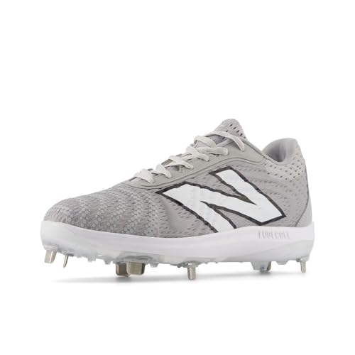 New Balance Men's FuelCell 4040 V7 Metal Baseball Shoe, Raincloud/Optic White, 8 M