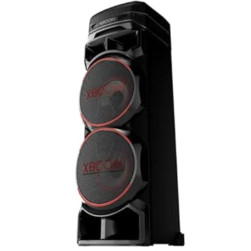 Caixa Acústica LG Xboom RNC9 - Multi Bluetooth, Graves Potentes, Entrada de Microfone e Guitarra