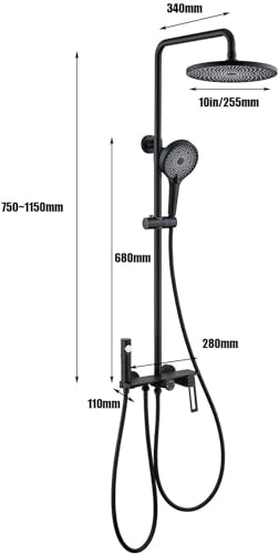 Robinet de baignoire cascade intégré pour résoudre le manque de pression - 4