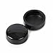 License Plate Frame Screw Caps, 8-Piece Black Bolt Covers for Car, Truck, Van