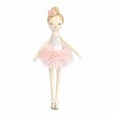 MON AMI Charlotte The Ballerina Stuffed Doll - 15”, Plush Ballerina Doll for Girls, Use as Toy or Room Decor for Kids of All Ages
