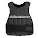 GoFit Padded Adjustable Weighted Vest - Resistance Training,gray,10 pounds,GF-WV10