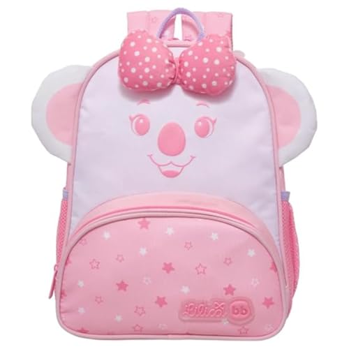 Mochila de Costas Lilica ou Tigor Escolar Infantil Pemium (Rosa)